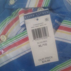 Raplh Lauren, long sleeve button down shirt!